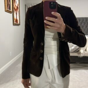 Patrizia Pepe Firenze Velvet Jacket Size 40